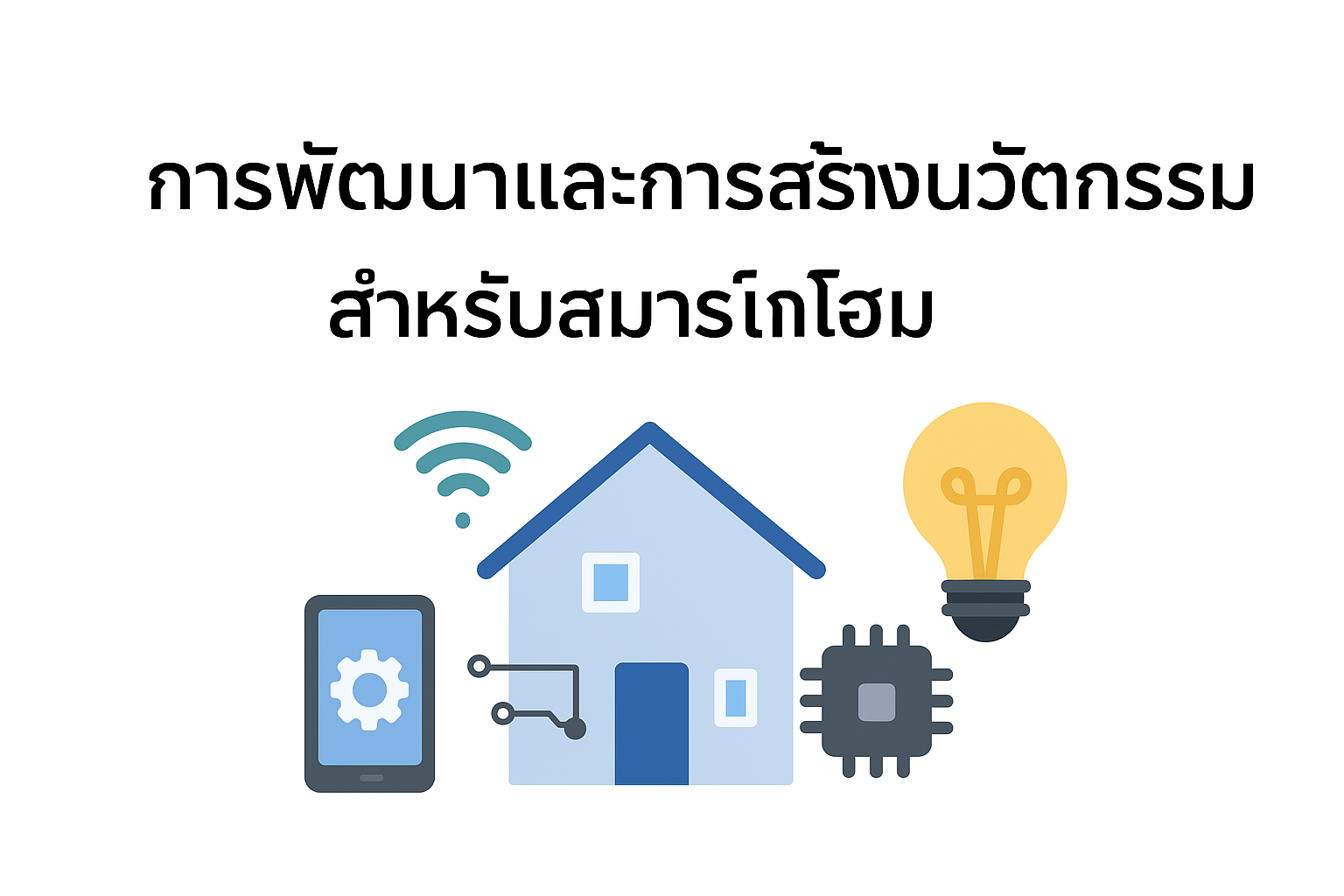 การพัฒนาและการสร้างนวัตกรรมสำหรับสมาร์ทโฮม 5582601